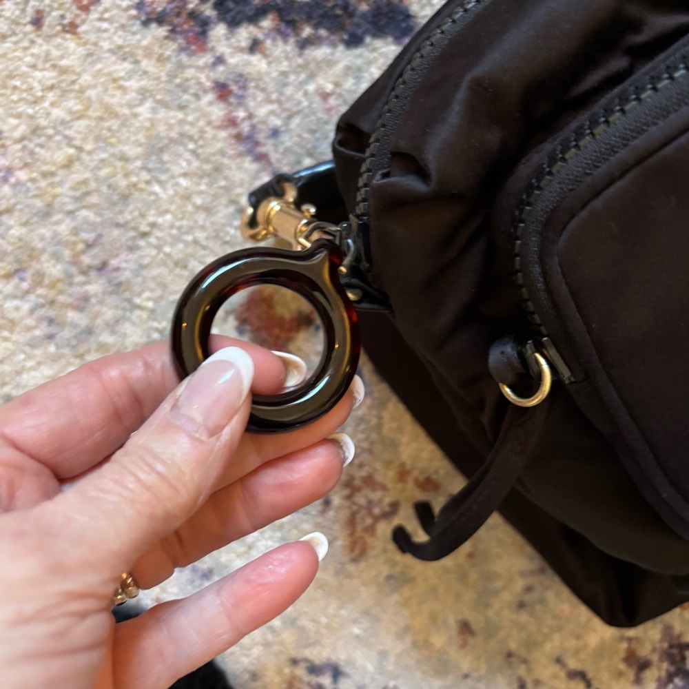SEE BY CHLOE BLACK SATIN TILLY BAG - Picture 8 of 13